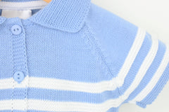 Mateo Romper Suit Dusky Blue