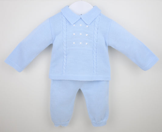Thomas Trouser Suit Blue
