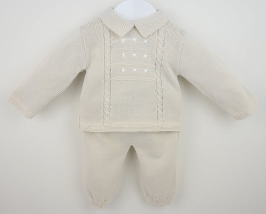 Thomas Trouser Suit Natural