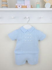 Thomas Shorts Suit Blue/White