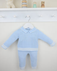 Mario Trouser Suit Blue