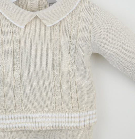Mario Trouser Suit Natural