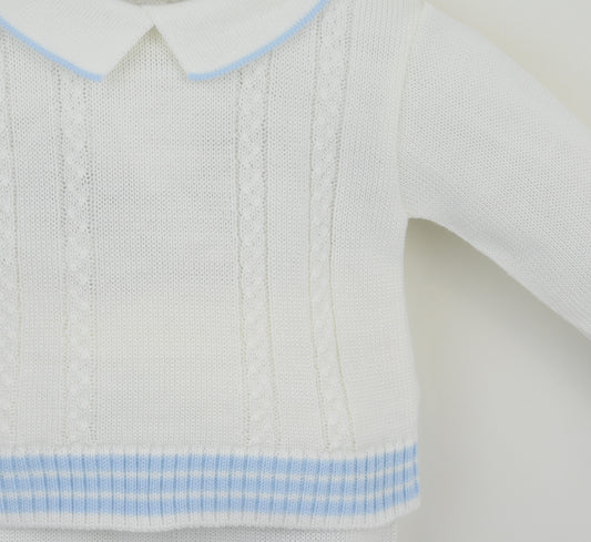 Mario Trouser Suit Pale Ivory