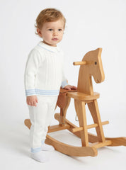 Mario Trouser Suit Pale Ivory