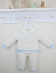 Mario Trouser Suit Pale Ivory