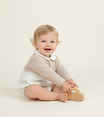 Rocking Horse Romper Natural