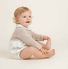 Rocking Horse Romper Natural