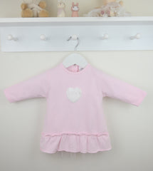 Portia Dress Pink/Ivory