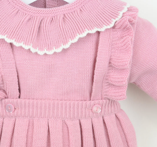 Caterina Pinafore Set Dusky Pink