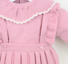 Caterina Pinafore Set Dusky Pink