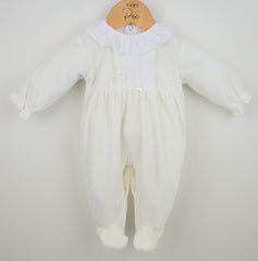 Hannah Sleepsuit Ivory
