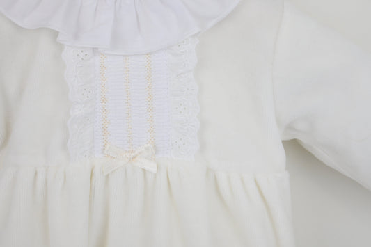 Hannah Sleepsuit Ivory