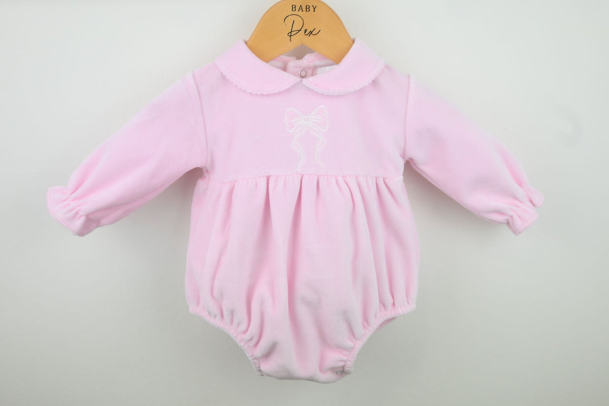 Hallie Romper Pink