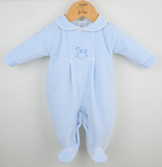 George Sleepsuit Blue