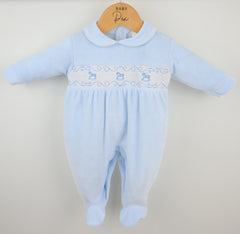 Rocking Horse Sleepsuit Blue