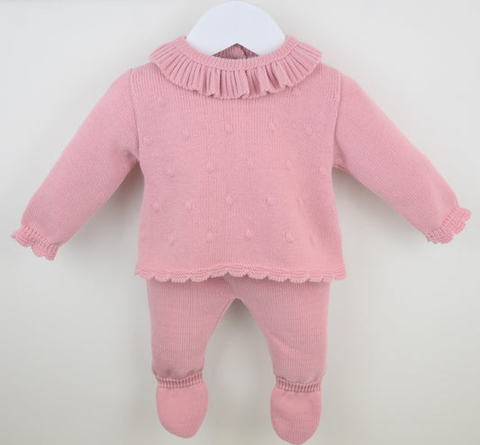 Carrie Trouser Suit Dusky Pink