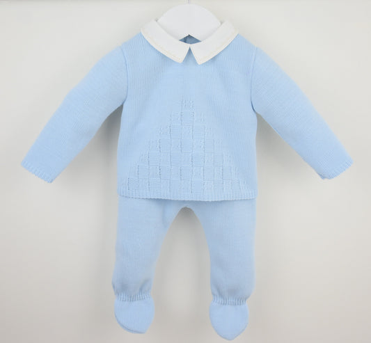 Bertie Trouser Suit Blue