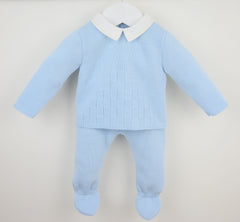 Bertie Trouser Suit Blue