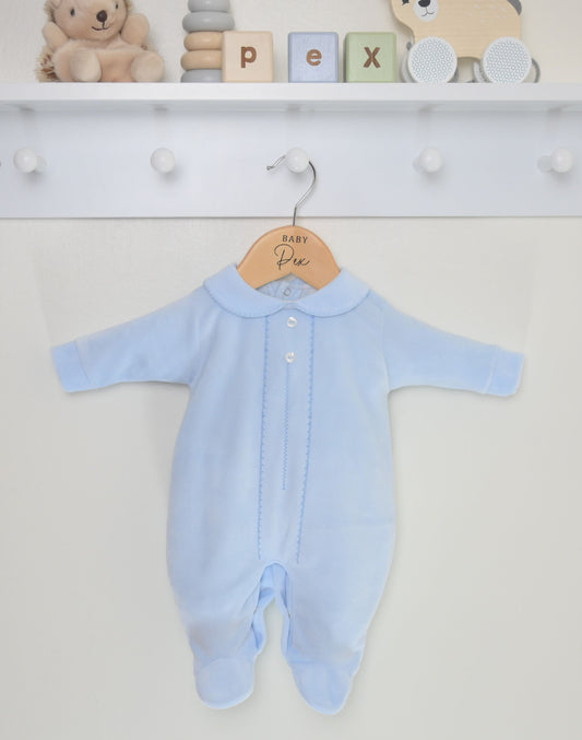 Classic Baby Sleepsuit Blue