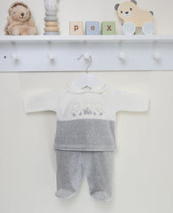 Silver Bears Baby Pyjamas