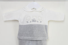 Silver Bears Baby Pyjamas