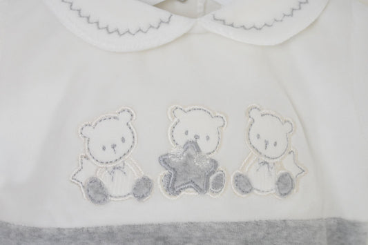 Silver Bears Baby Pyjamas