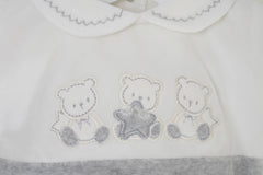 Silver Bears Baby Pyjamas