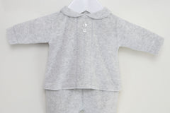 Classic Baby Pyjamas Silver Grey