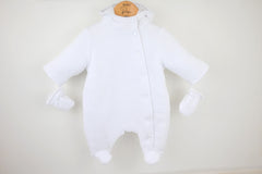 Ziggy Snowsuit White