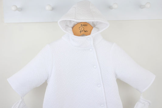 Ziggy Snowsuit White