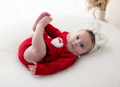 Cecily Pants Suit Red