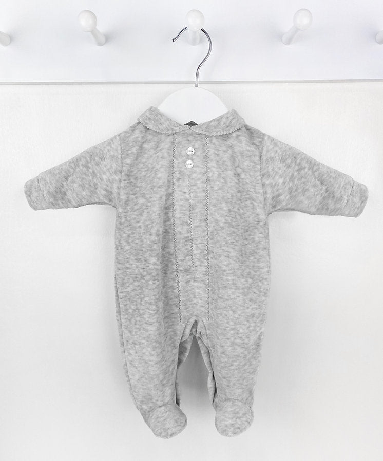 Classic Sleepsuit Silver Grey - Daydream Babywear