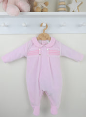 Heirloom Sleepsuit Pink - Daydream Babywear