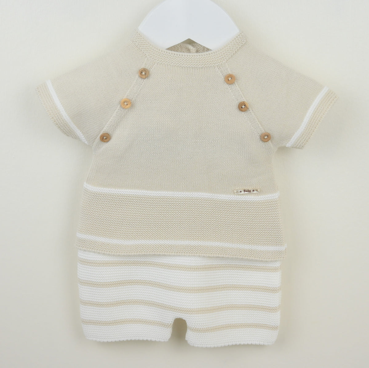 Casper Shorts Suit Natural