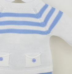 Calvin Suit Blue - Daydream Babywear