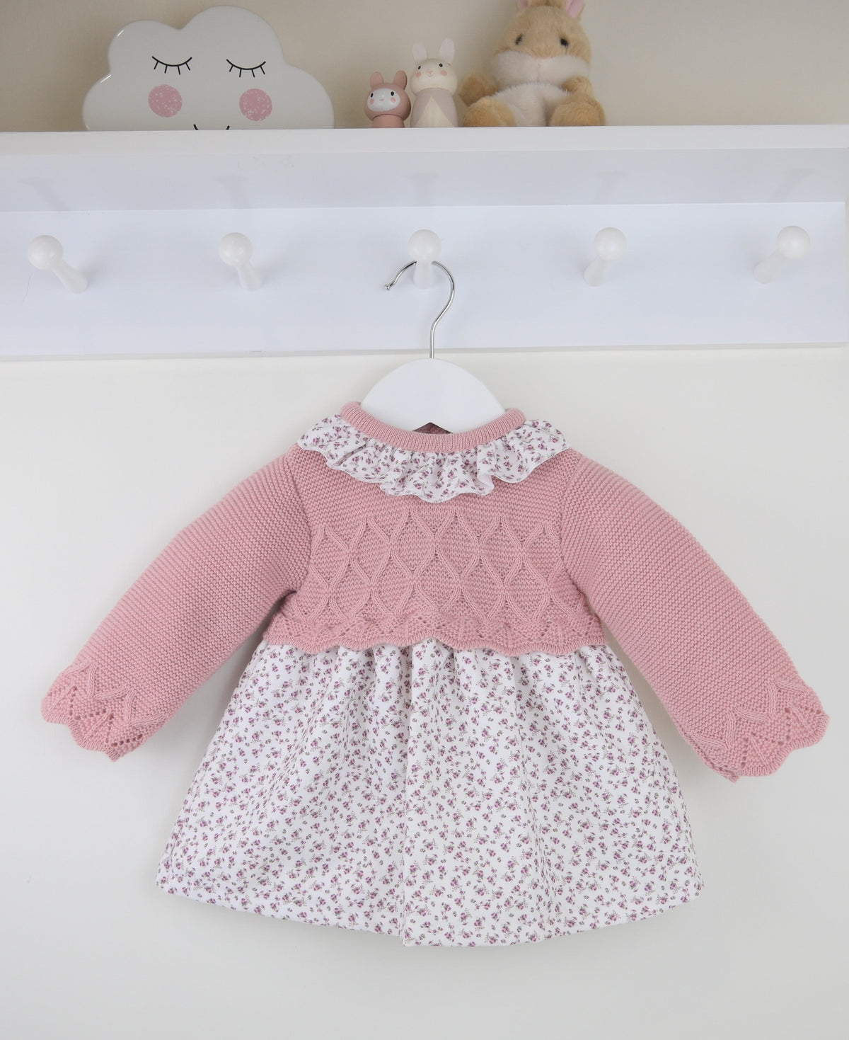 Leah Dress Dusky Pink