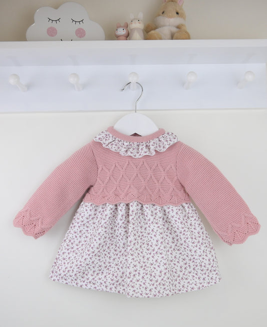 Leah Dress Dusky Pink
