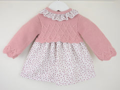 Leah Dress Dusky Pink