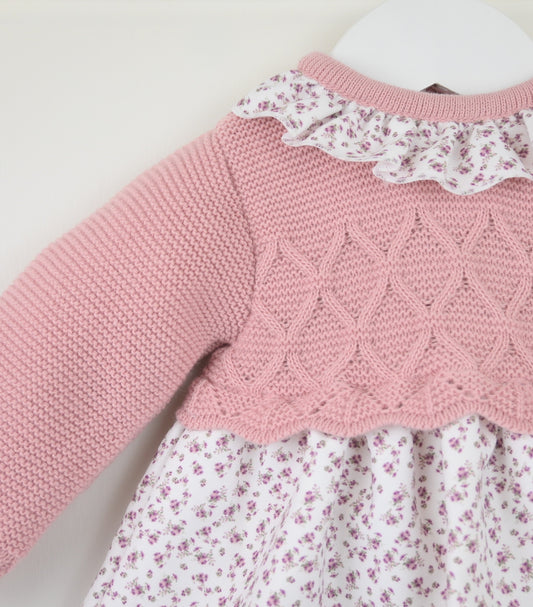 Leah Dress Dusky Pink