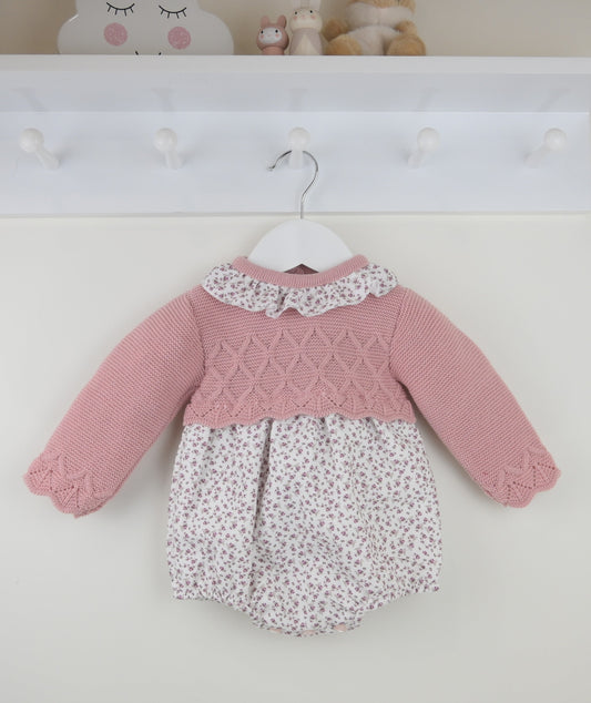 Leah Romper Dusky Pink