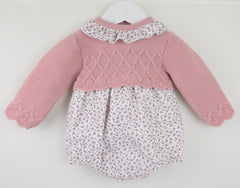 Leah Romper Dusky Pink