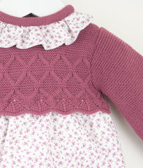 Leah Romper Raspberry