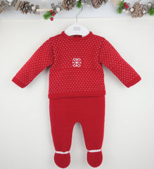 Snowflake Suit Red