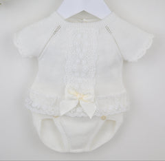 Lara Pants Suit Ivory