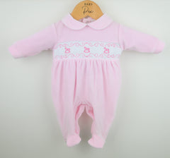 Rocking Horse Sleepsuit Pink