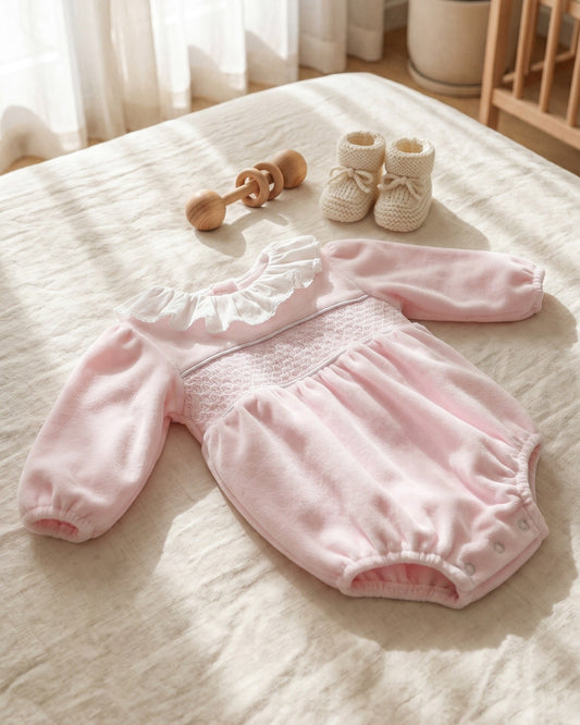 Evie Romper Pink