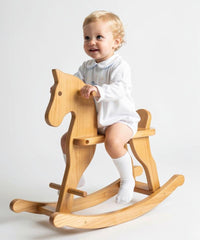 George Baby Romper White/Blue