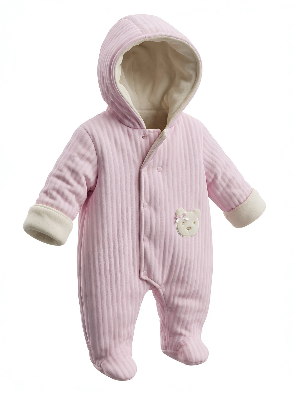 Bear Snowsuit Pink