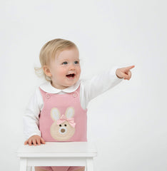 Girls Bunny Outfit Dusky Pink