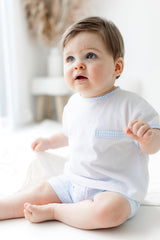 Gingham Shorts Suit